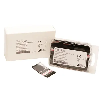Dürr Dental SE Lichtschutzhüllen Plus Gr.0 schwarz 2x3cm Pa 100