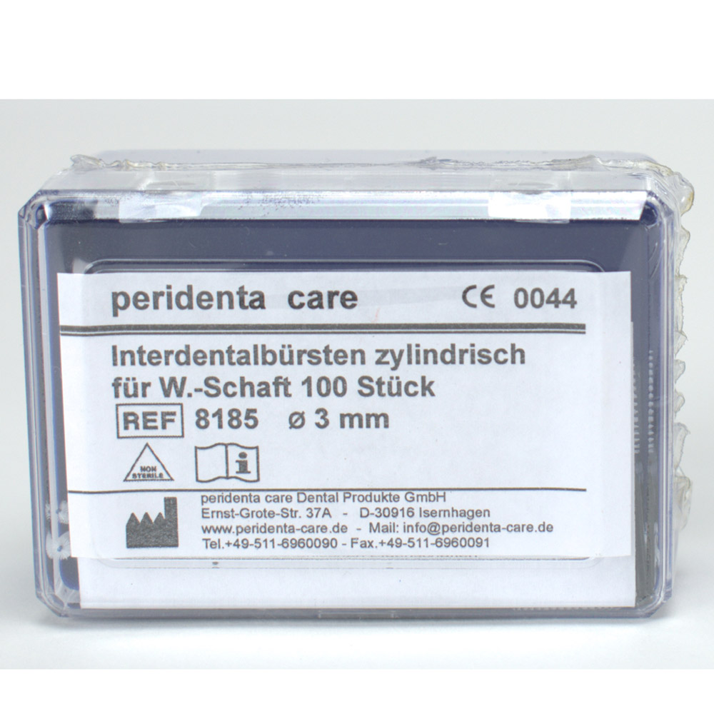 Peridenta care Dental Produkte i.G. ID-Bürsten Wkst zyl. 3mm 100St