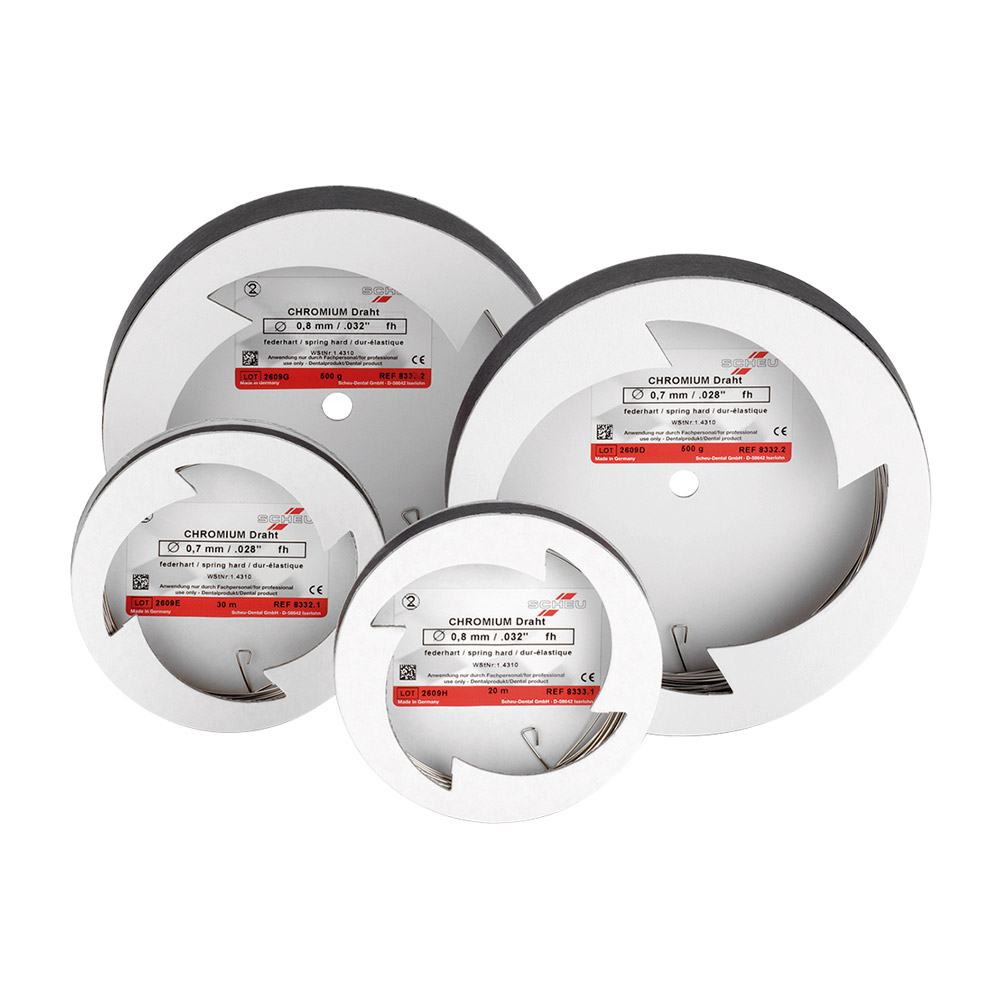 Scheu-Dental Chromium Draht 0,8 fh 500g