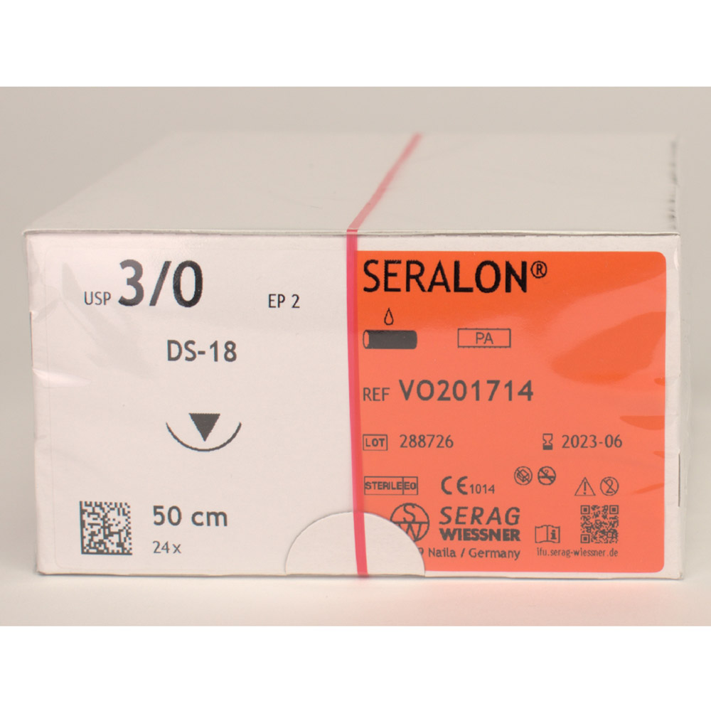 Serag-Wiessner Seralon blau EP2,0 DS-18 3/0 2Dtz