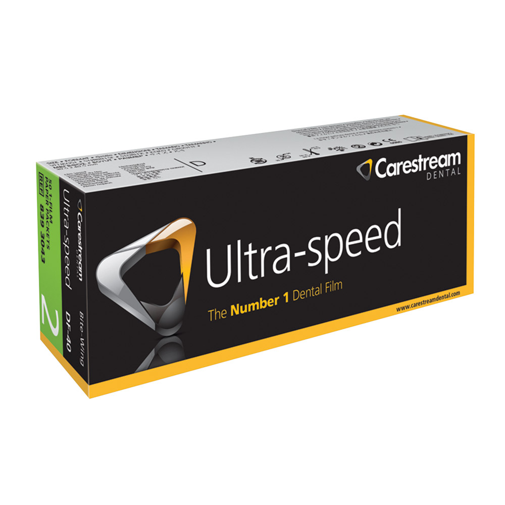 Carestream Ultra speed DF 40 3x4 2xray 50St