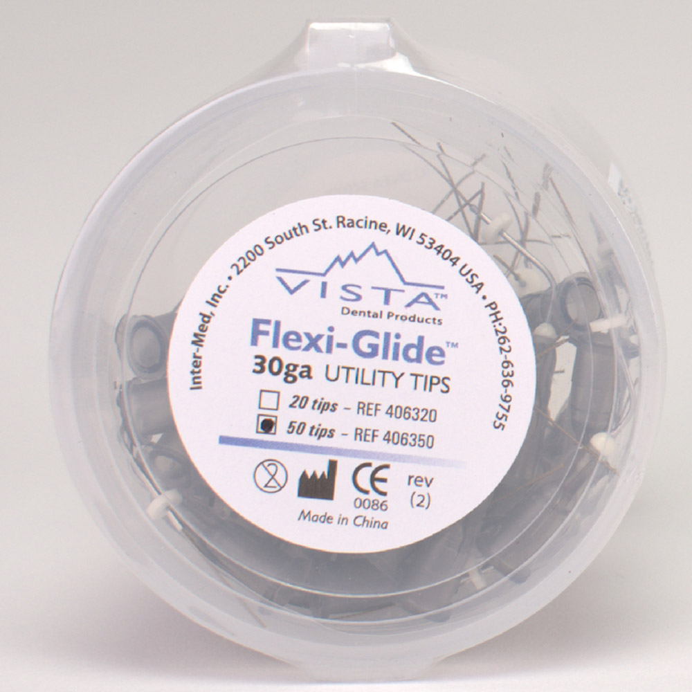 American Dental Systems Günther Jerney Flexi-Glide Ultility Tips 30ga schw.50St