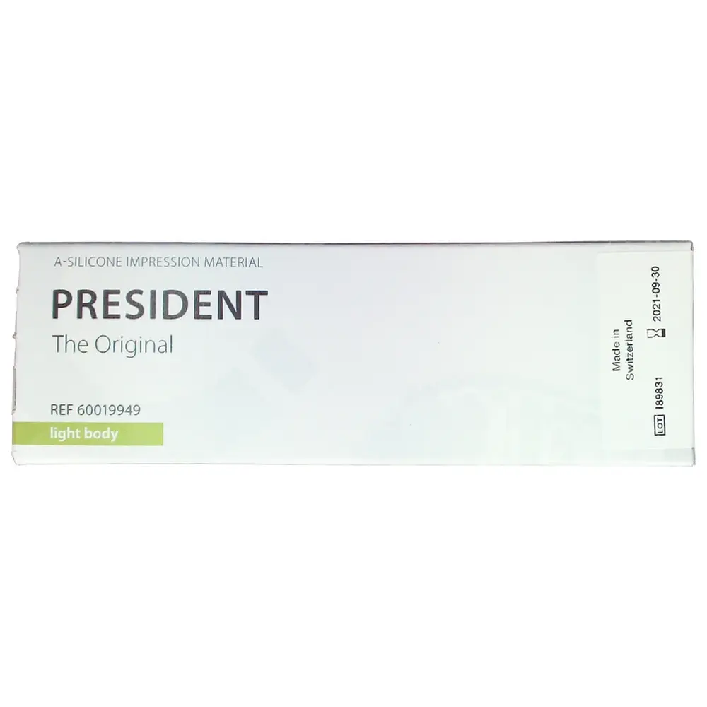 COLTENE PRESIDENT The Original Tuben - Packung 53 ml Base, 53 ml Katalysator, light body