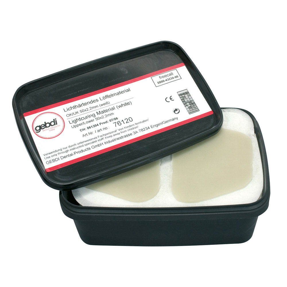 Gebdi Dentalprodukte Löffelmaterial LC weiß OK/UK Pa
