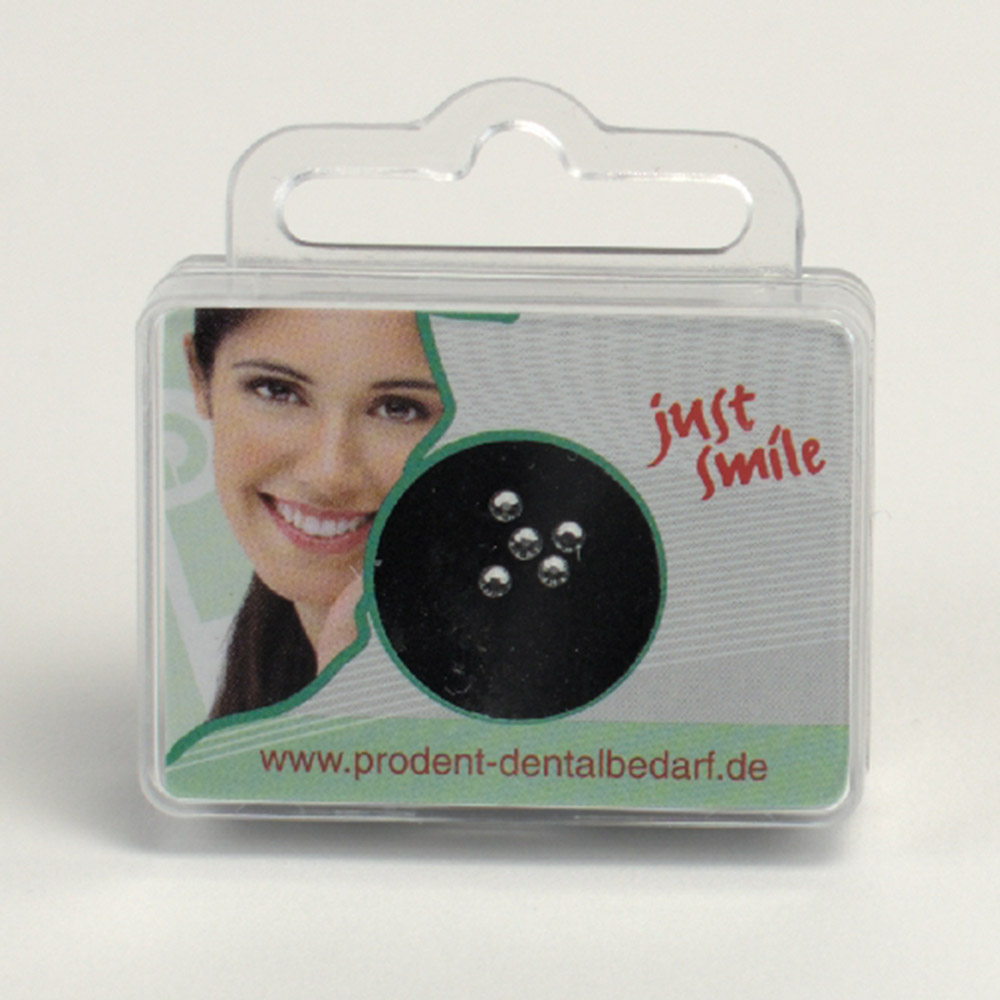 Prodent Dentalbedarf Dental Jewel weiß Diamant 2,0 5St
