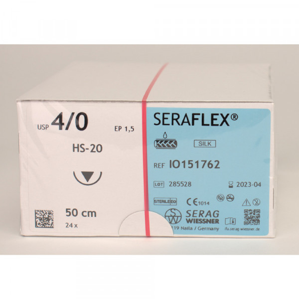 Serag-Wiessner Seraflex schw.EP1,5 HS-20 4/0 2Dtz