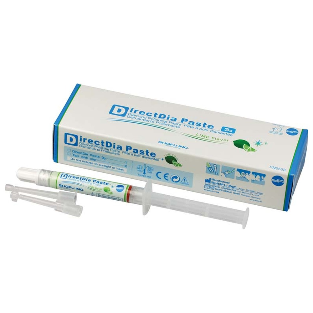 SHOFU DirectDia Paste - Packung 3 g Spritze, 2 Dosierungsspitzen mit Kappe