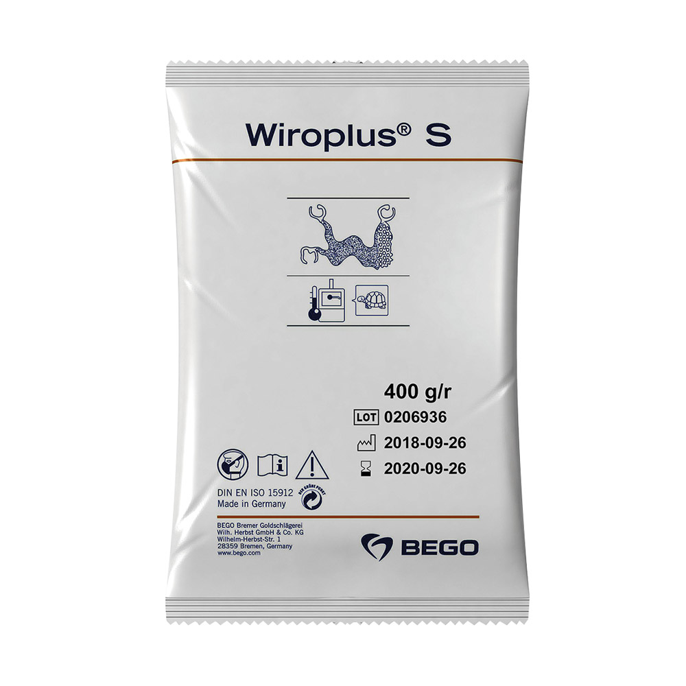 Bego Bremer Goldschläger Wilh. Herbst & Co Wiroplus S 45x400g Btl. 18Kg Krt