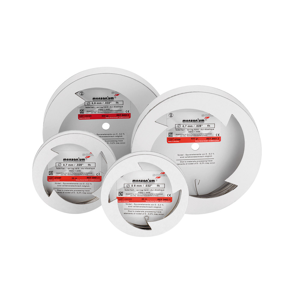 Scheu-Dental Menzanium-Draht 0,9mm fh Spule 500g