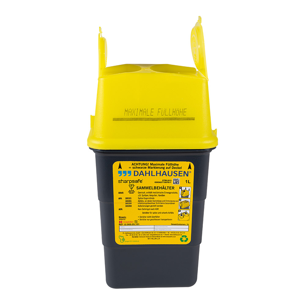 P.J. Dahlhausen & Co. Sharpsafe 1 L Abwurfbehälter St