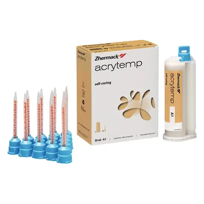 Zhermack GmbH ACRYTEMP A1 + 15 Mixing Tips Pa 50ml