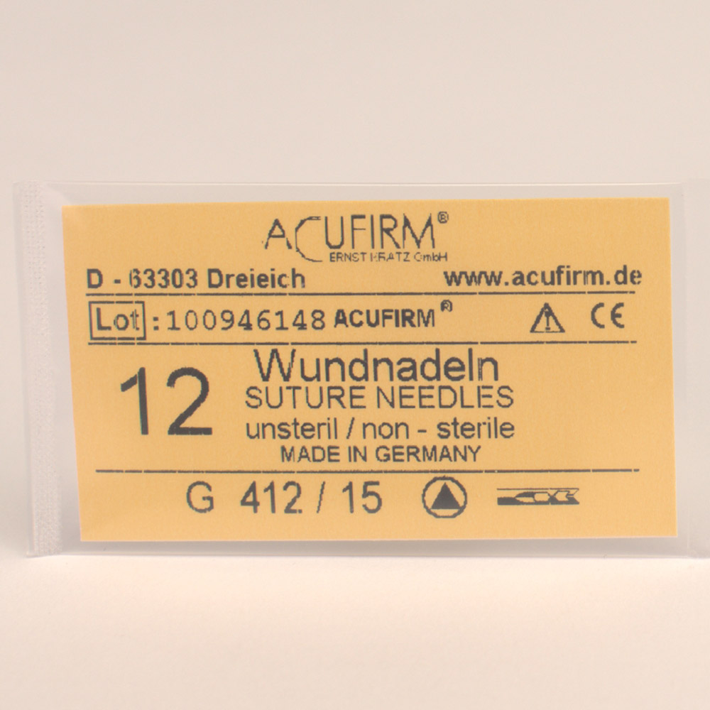 Ernst Kratz Wundnadeln Acufirm G 412/15 Dtz