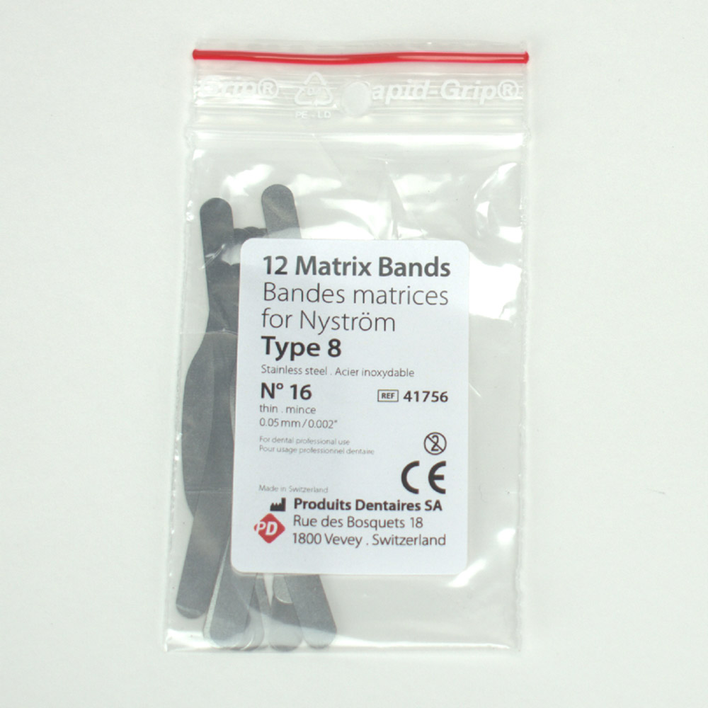 Produits Dentaires S.A. Matrizen P.D. Nr.16 thin Dtz