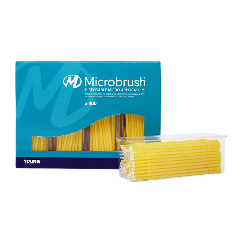 Microbrush International Ltd. Microbrush plus fine gelb 400St