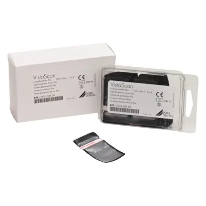 Dürr Dental SE Lichtschutzhüllen Plus Gr.1 schwarz 2x4cm Pa 100