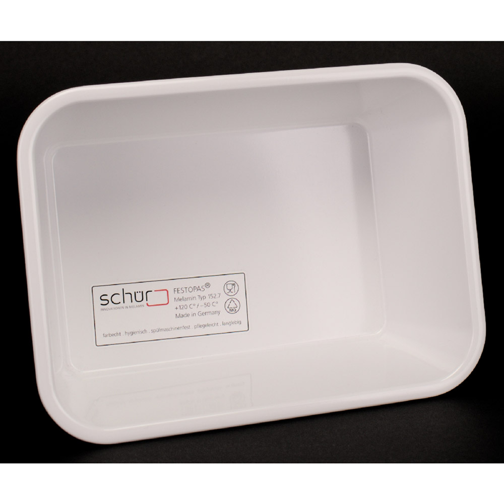 Schür Kunststofftechnik & Co.KG Festopas Instr. Schale 20x15x8cm weiß St