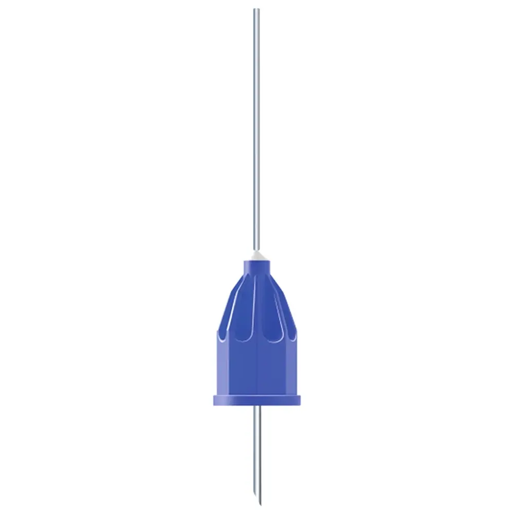 medmix Einmal-Pastenkanülen - Packung 100 Stück blau, 0,6 x 23 mm
