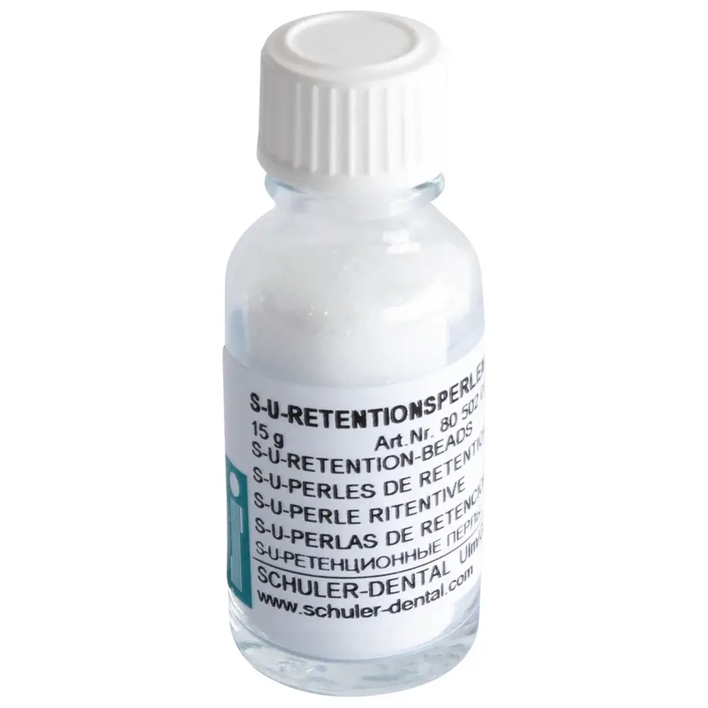 SCHULER-DENTAL S-U-Retentionsperlen - Packung 15 g Retentionsperlen Ø 0,4 mm