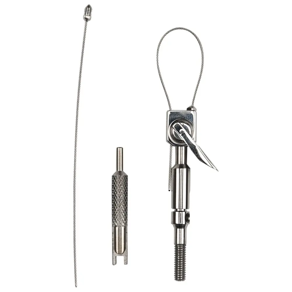 Kentzler-Kaschner KKD® Loop-Tips - Set 1 Stück, 1 Ersatzseil, 1 Adapter, 1 Schlüssel, 1 Single-Loop Tip
