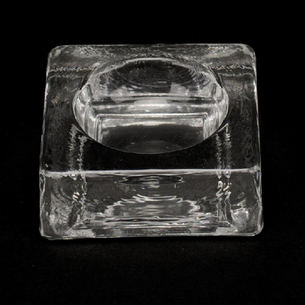 Hecht Karl KG Glaswarenfabrik Bohrerschälchen Klarglas 4x4cm St