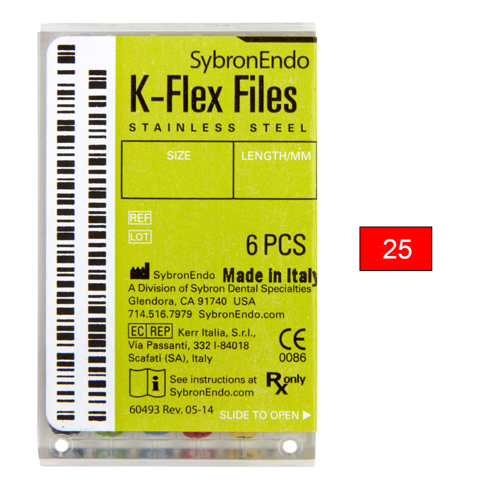 SybronEndo A Division of Ormco B.V. K-Flex 25 25mm Sa