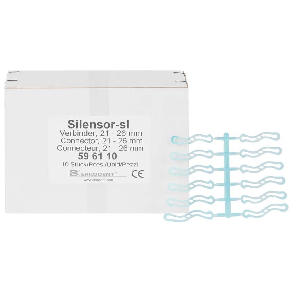 ERKODENT Silensor-sl Verbinder - Packung 10 Stück 21-26 mm