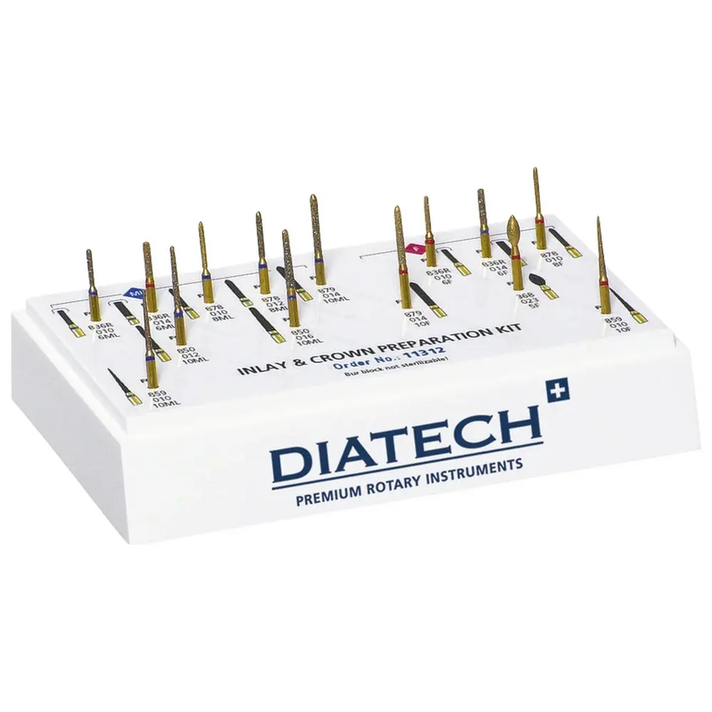 COLTENE DIATECH Inlay & Crown Preparation - Kit 14 Diamanten