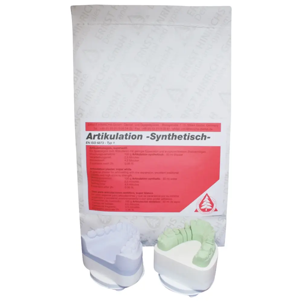 ERNST HINRICHS Artikulationsgips - synthetisch - Sack 25 kg Artikulationsgips