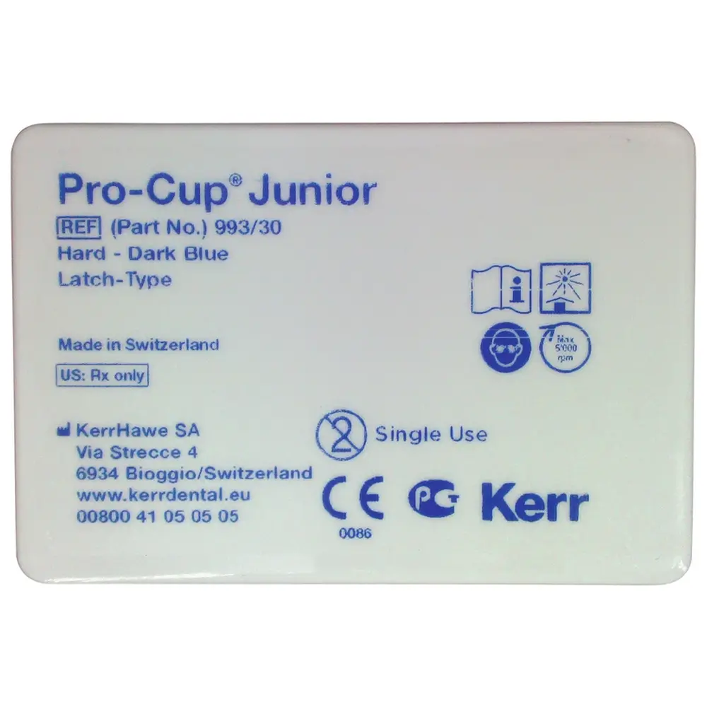 Kerr Pro-Cup™ Junior - Packung 30 Stück dunkelblau hart, Latch-Type