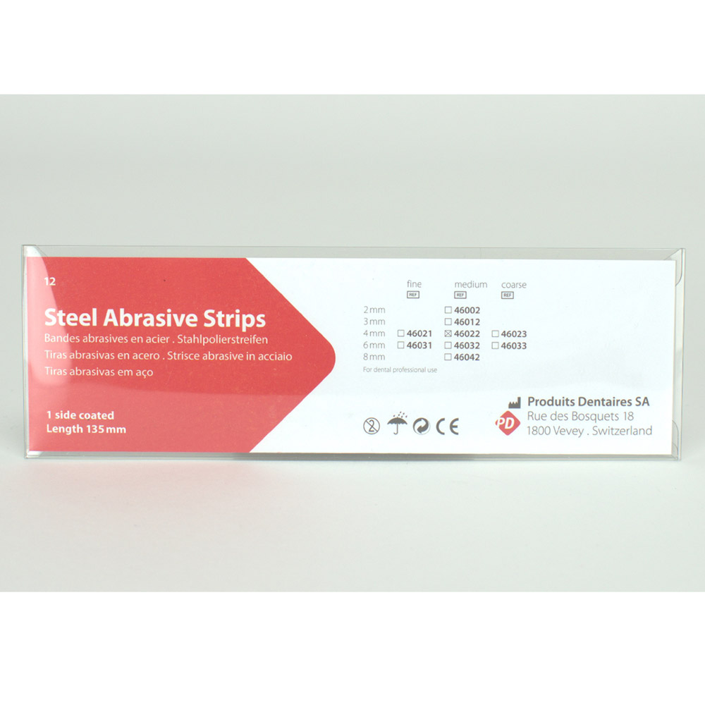 Produits Dentaires S.A. Metall Abrasiv Strips 4mm es medium 12St