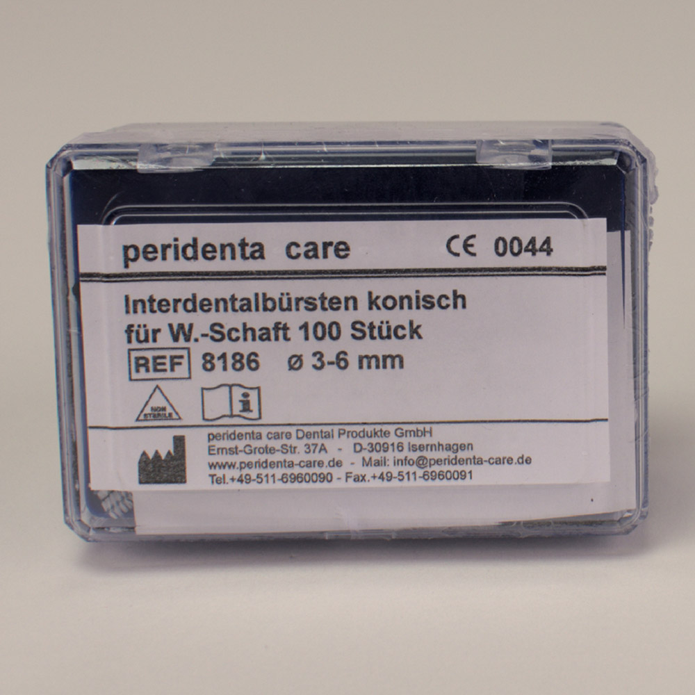 Peridenta care Dental Produkte i.G. ID-Bürsten Wkst kon. D.3/6mm 100St