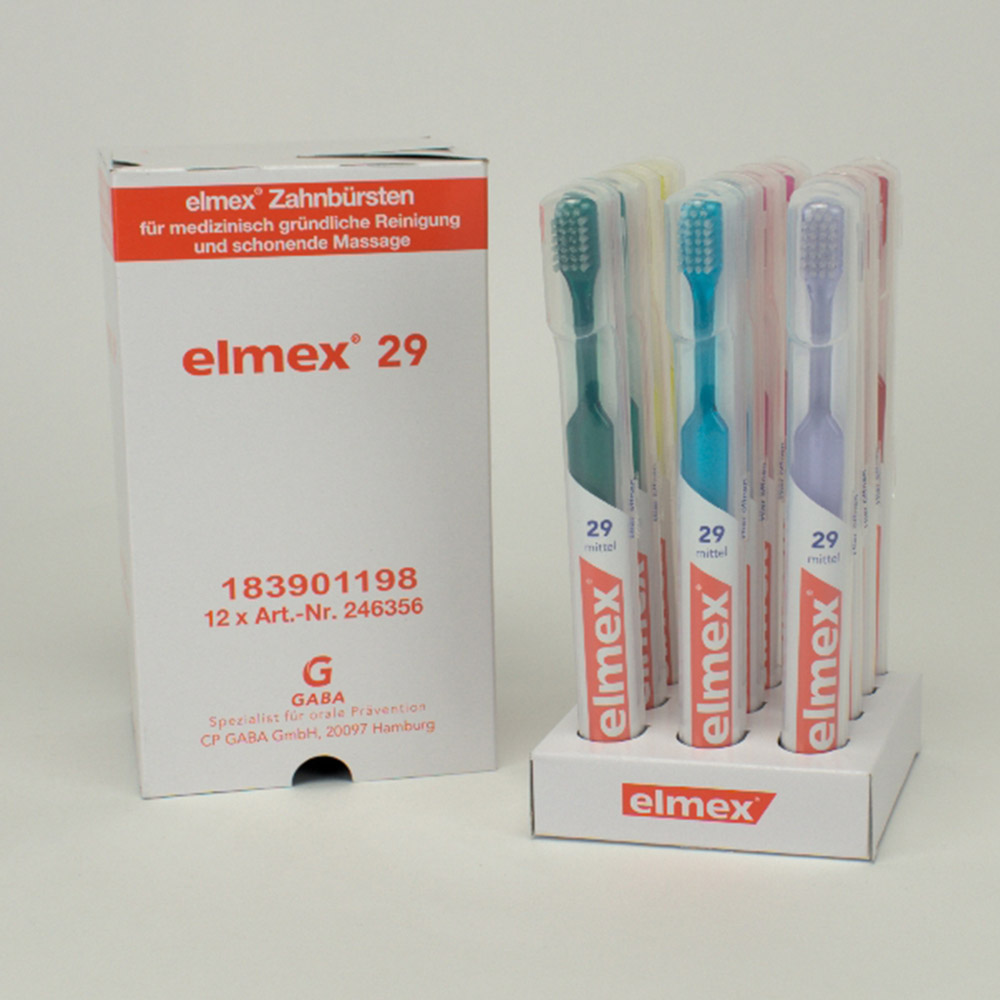 CP GABA Elmex Zahnbürste 29 Köcher mittel 12St