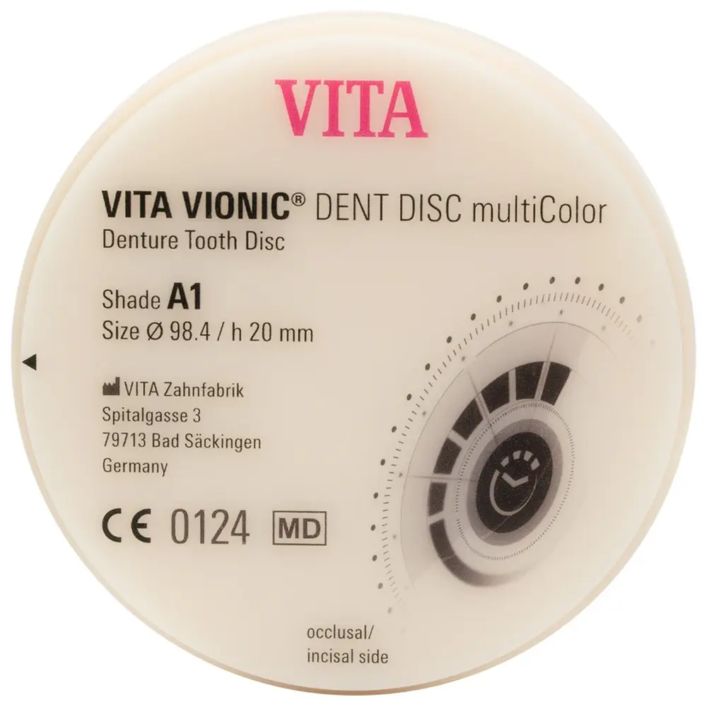 VITA VIONIC® DENT DISC multiColor - Stück Ø 98,4 mm, H 20 mm, A1