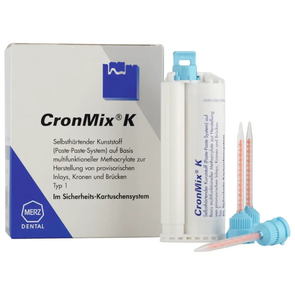 Merz Dental CronMix® K - Packung 2 x 50 ml Doppelkartusche A2 4:1 , 20 Feinmischkanülen
