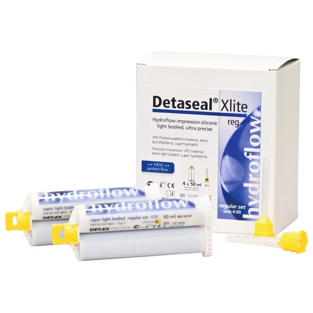 DETAX Detaseal® hydroflow Xlite - Multipack 4 x 50 ml Doppelkartusche regular, Zubehör