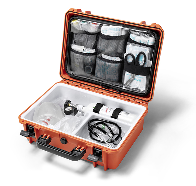 Notfallkoffer EuroCase Universal Plus Ausstattung: Verbandmittel Farbe: orange