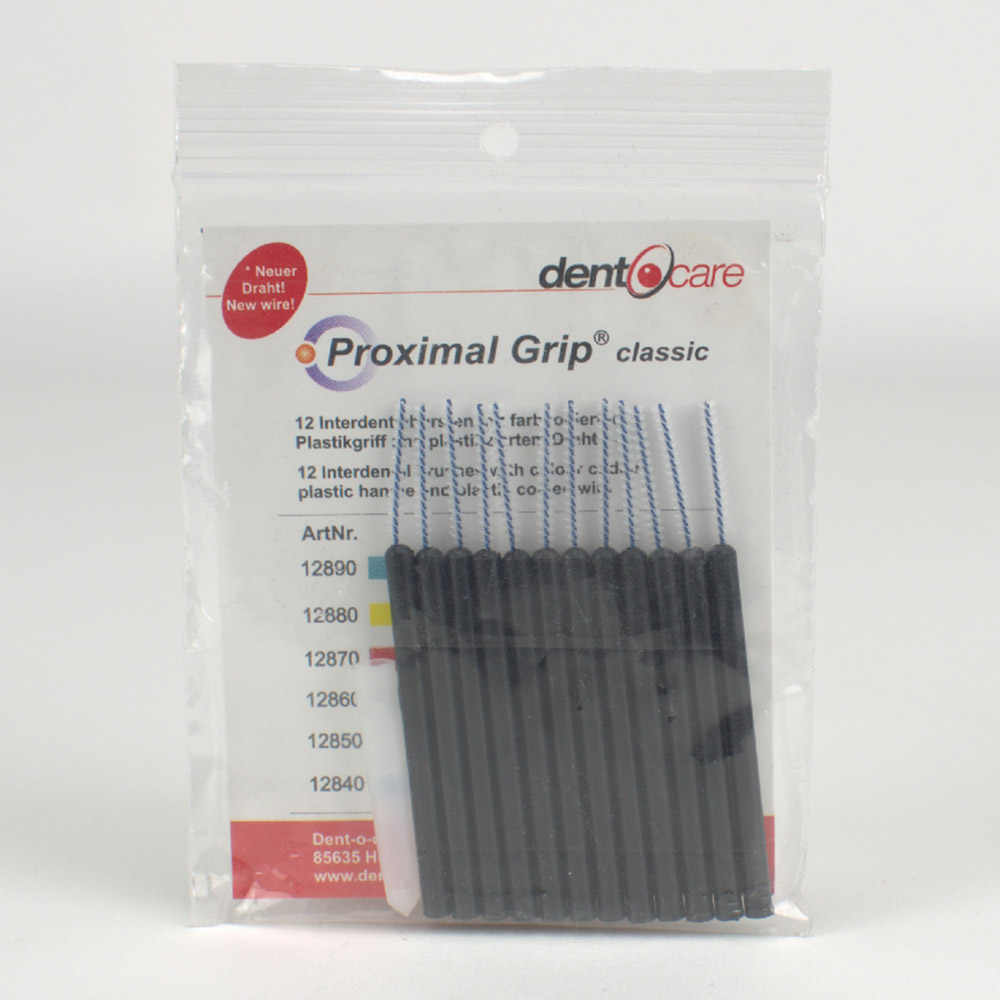 Dent-o-care Dentalvertriebs Proximal-Grip schwarz xx-fein 12St