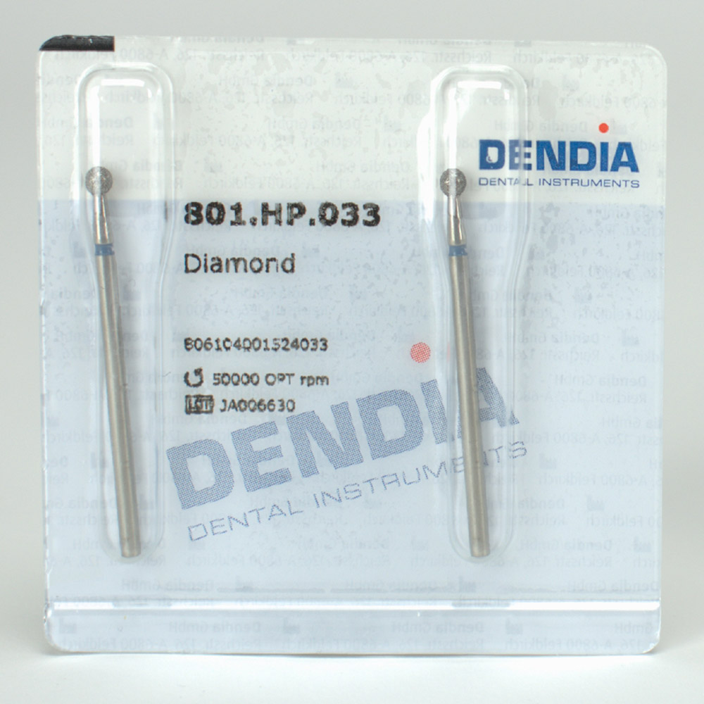 Dendia-Werk Ges.mbH Dental Instruments Diamant Hst 801.HP.033 2St