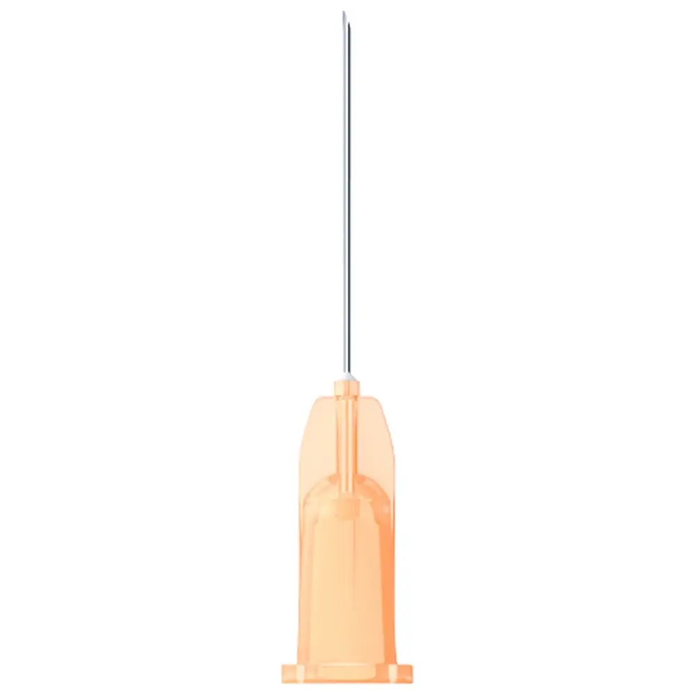 medmix Einmal-Injektionskanülen Luer - Packung 100 Stück orange, G25, 0,5 x 23 mm