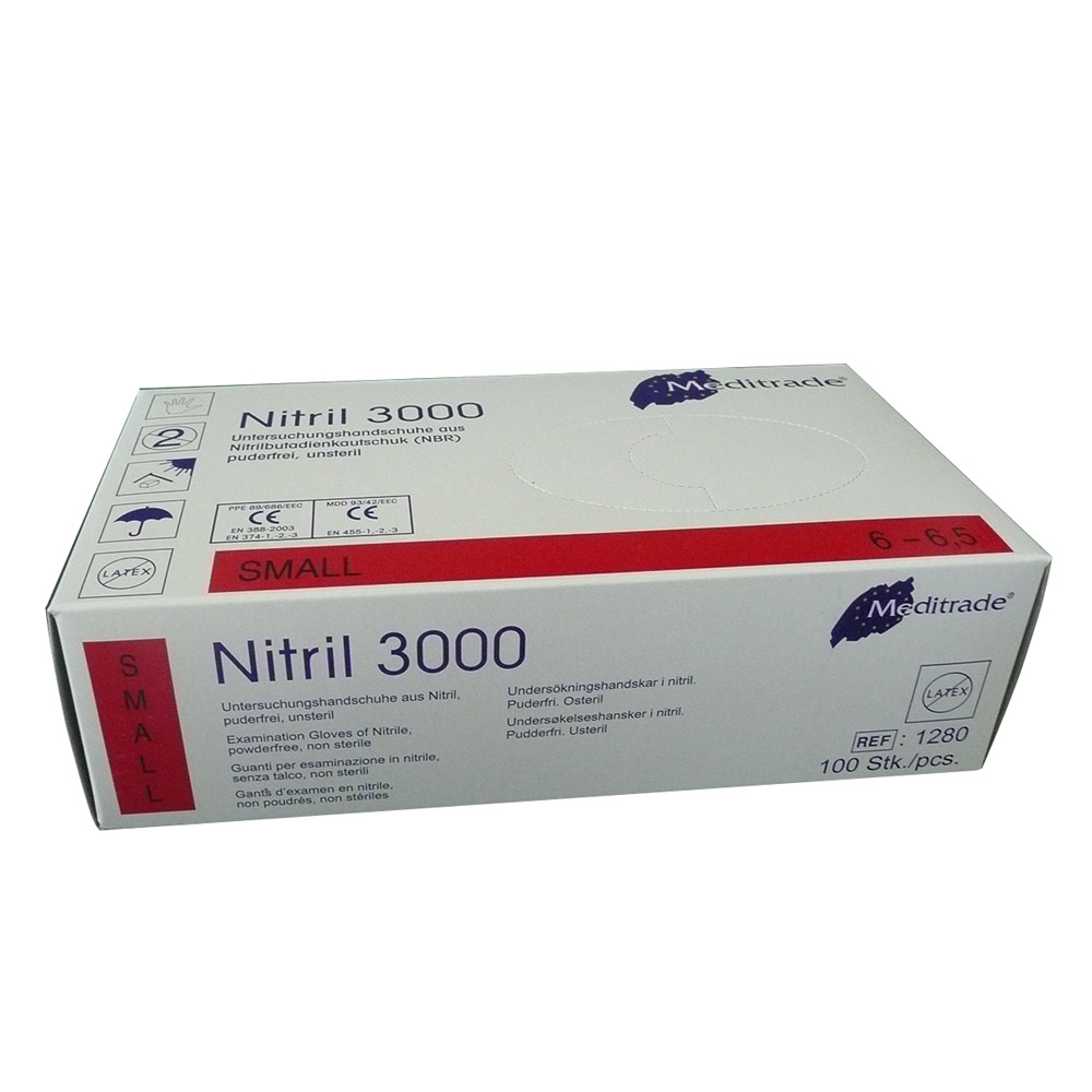 Rösner-Mautby Meditrade Nitril 3000 pdfr Gr. M 100St