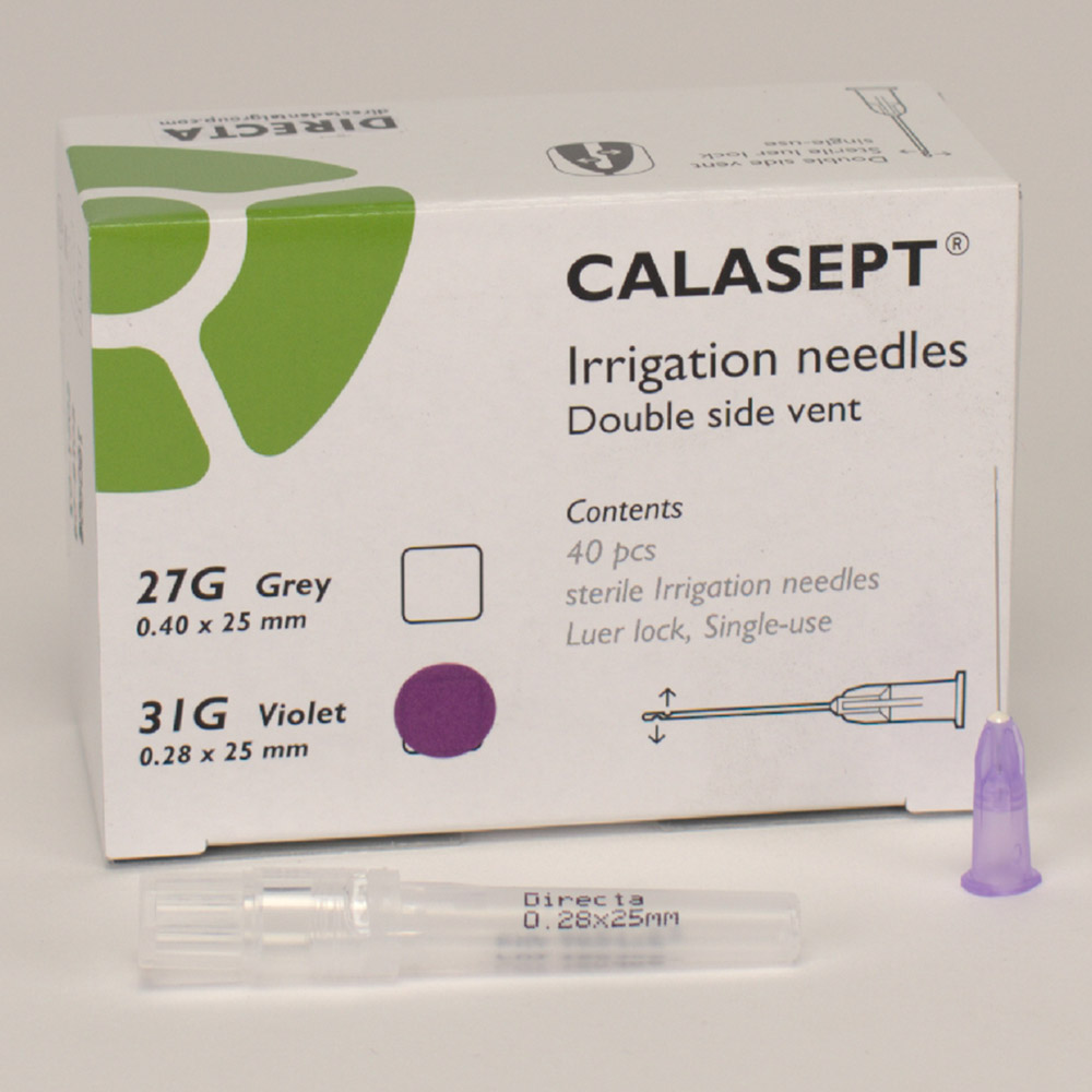 Nordiska Dental AB CALASEPT Spülkanüle 31G violett 25St