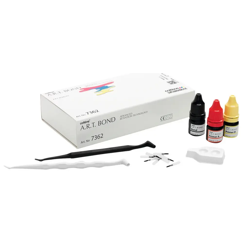 COLTENE A.R.T. BOND - Kit 2 x 5 ml Primer, 1 Bond, 2 Pinselhalter, 100 Pinsel, 40 Tüpfelschalen