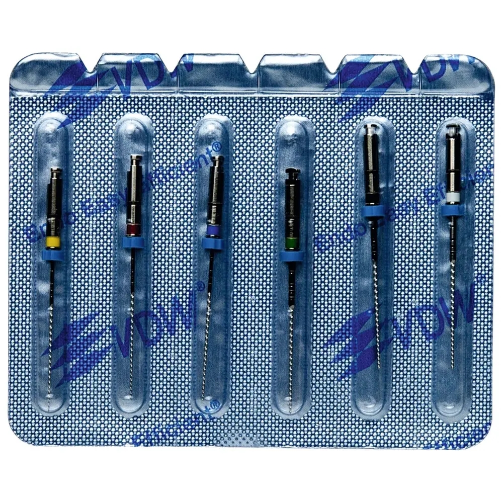 VDW FlexMaster® Instrumente - Packung 6 Stück 25 mm, Taper.02 ISO 020-045