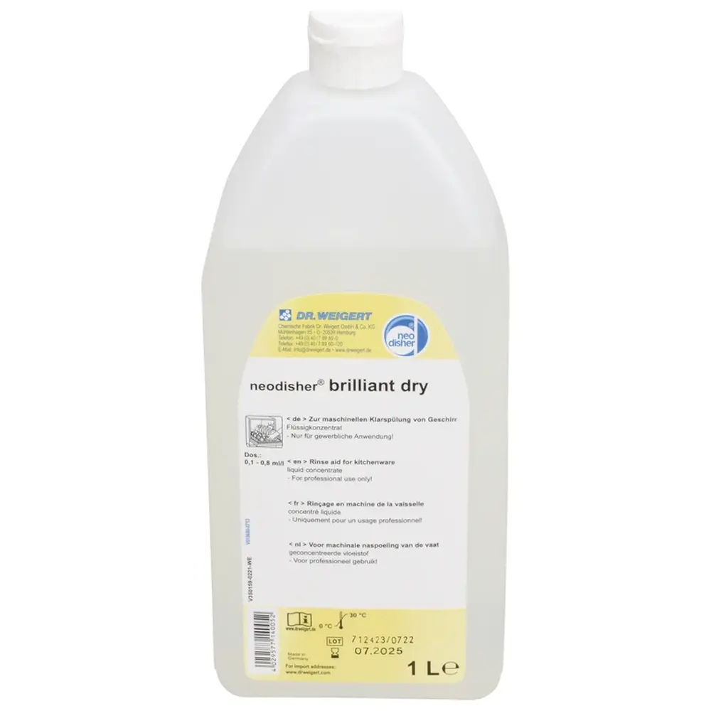 Dr. Weigert neodisher® brilliant dry - Karton 12 x 1 l Flasche