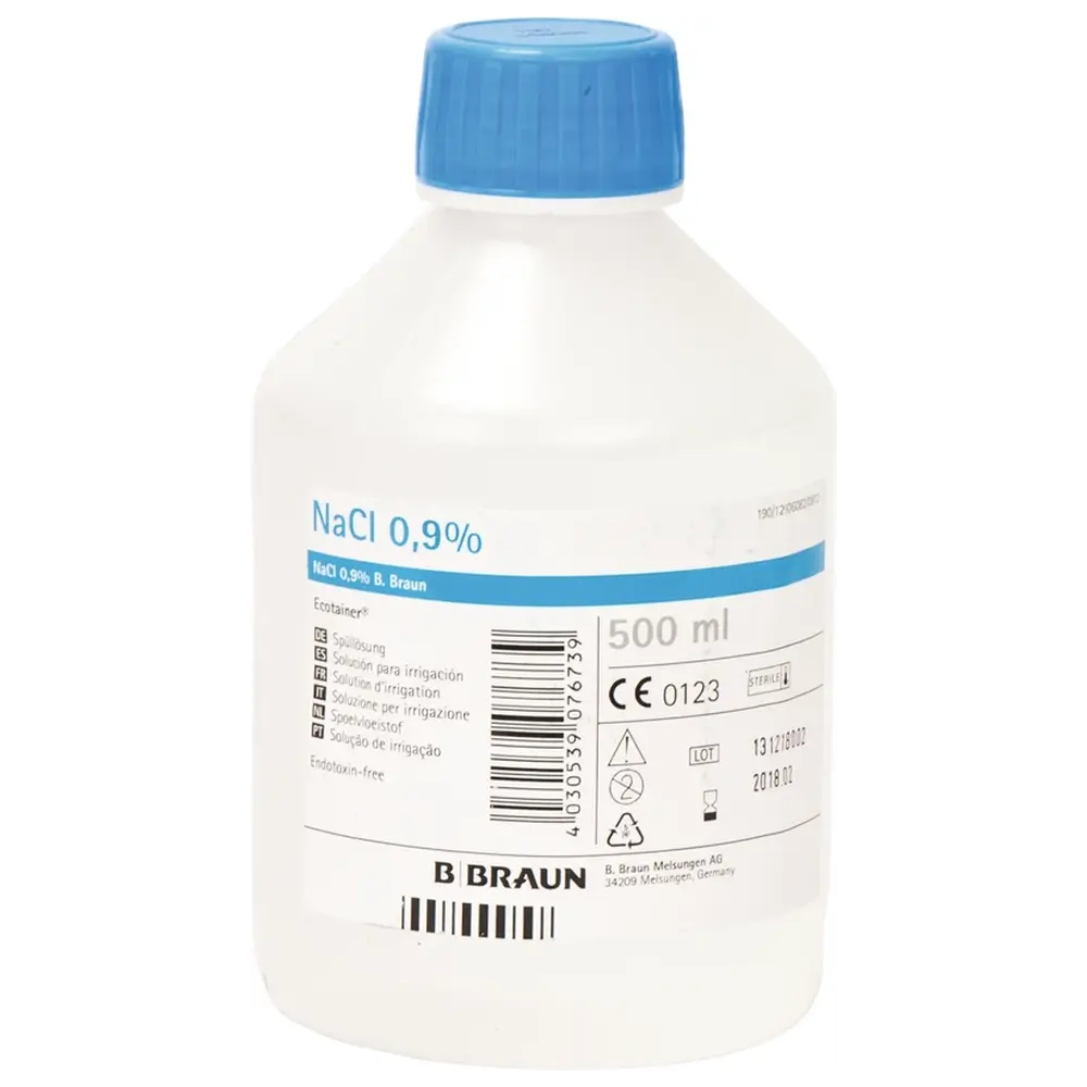 B. Braun NaCl 0,9% Spüllösung - Flasche 500 ml Ecotainer
