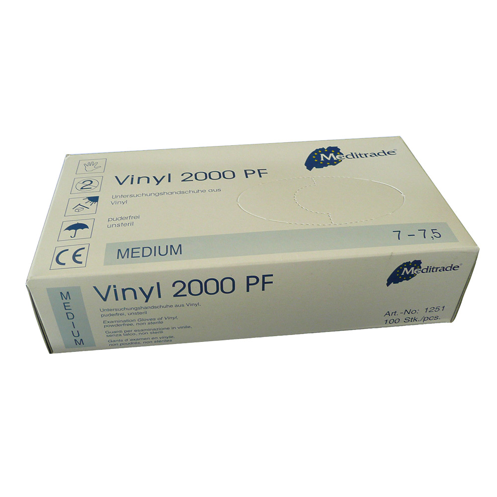 Rösner-Mautby Meditrade Vinyl-2000 pdfr unsteril -L- 100St