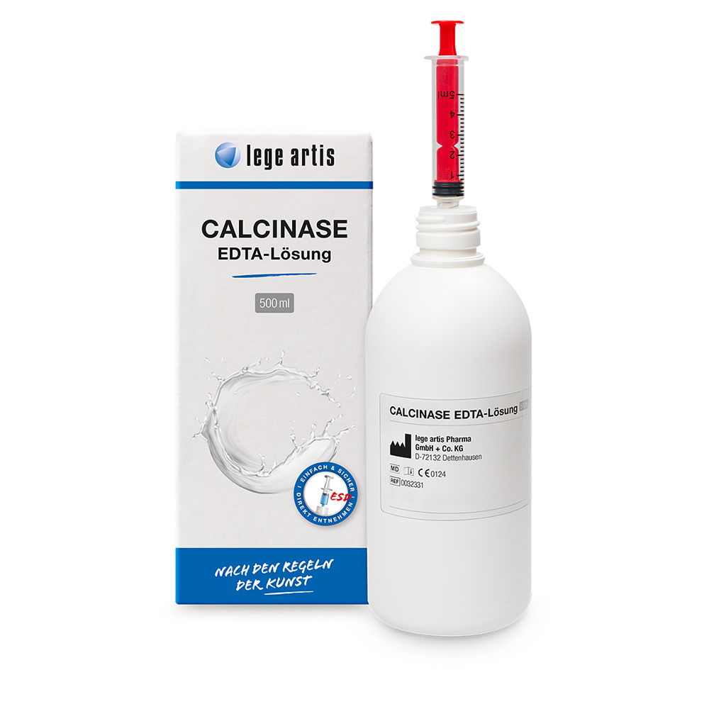 lege artis Pharma & Co KG Calcinase EDTA Lösung 500ml Fl