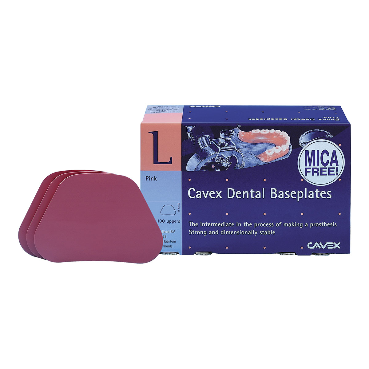 Cavex Holland BV Basisplatten Cavex mica-free OK 100St