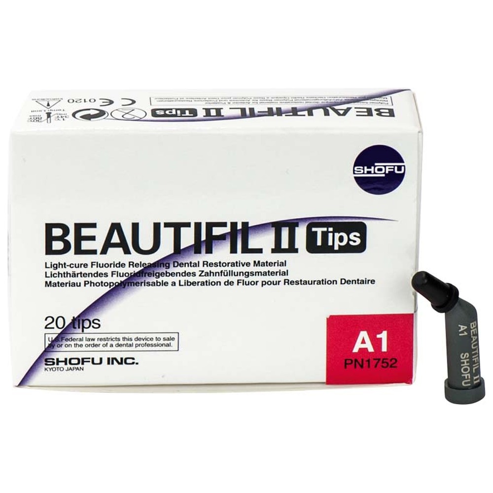 SHOFU BEAUTIFIL II - Packung 20 x 0,25 g Tip A1