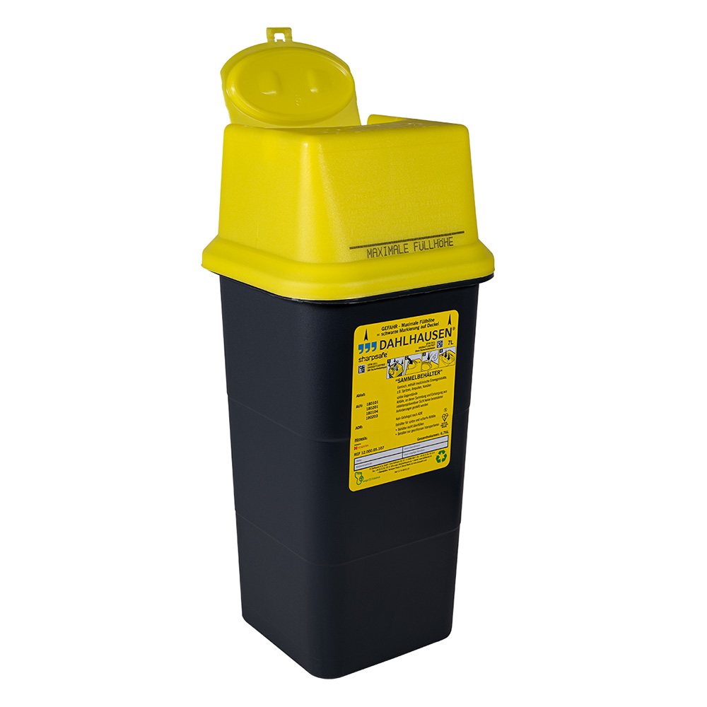P.J. Dahlhausen & Co. Sharpsafe 7 L Abwurfbehälter St